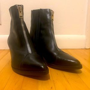 Jeffrey Campbell zipper booties